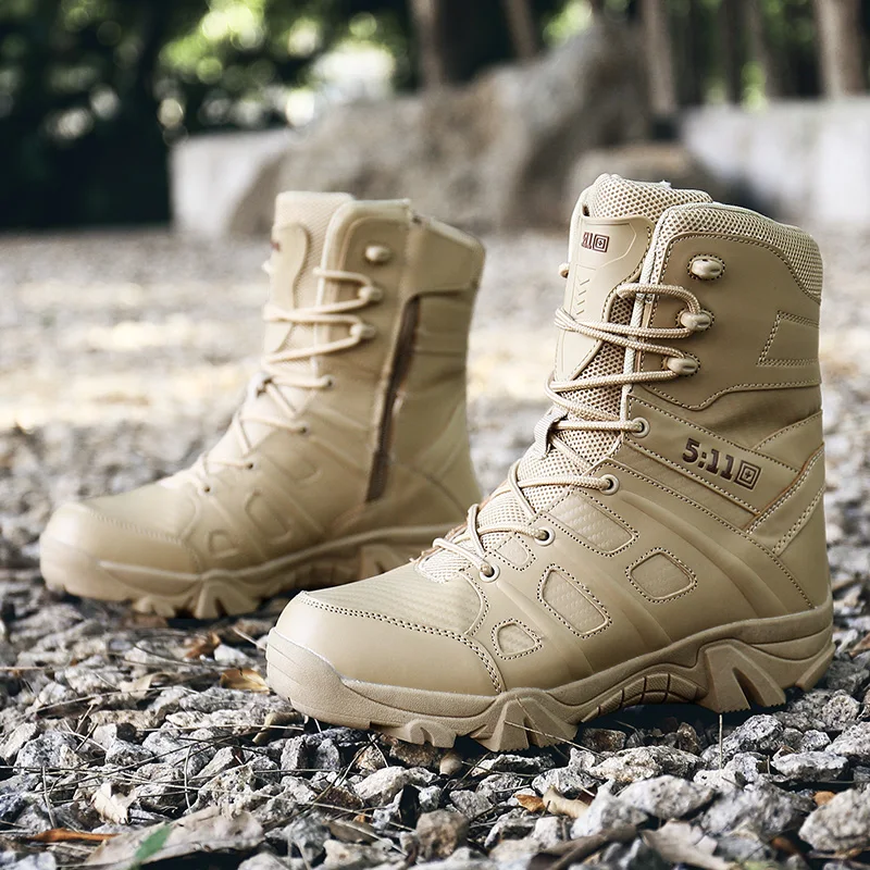 2018 Outdoor Hiking Shoes Men's Desert High-top Military Tactical Boots Men Combat Army Boots Militares Sapatos Masculino
2018 Outdoor Hiking Shoes Men's Desert High-top Military Tactical Boots Men Combat Army Boots Militares Sapatos Masculino