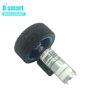 Bringsmart 370 12V Electric Motor Reduction Gearbox Gear Motor Low rpm DC Motor With Wheel High Torque For DIY Car Use
Bringsmart 370 12V Electric Motor Reduction Gearbox Gear Motor Low rpm DC Motor With Wheel High Torque For DIY Car Use