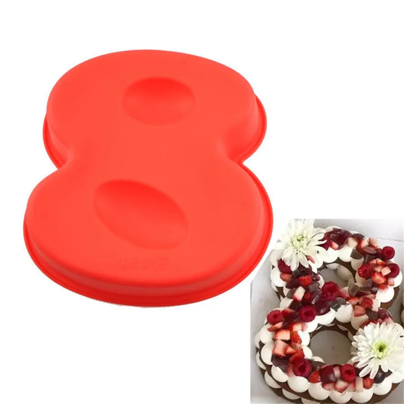100% Food Grade Large Non-stick Silicone Jersey Number 8 Cake Mold Pan DIY Baking Tin Birthday Wedding Anniversary 8th Cake Moul
100% Food Grade Large Non-stick Silicone Jersey Number 8 Cake Mold Pan DIY Baking Tin Birthday Wedding Anniversary 8th Cake Moul