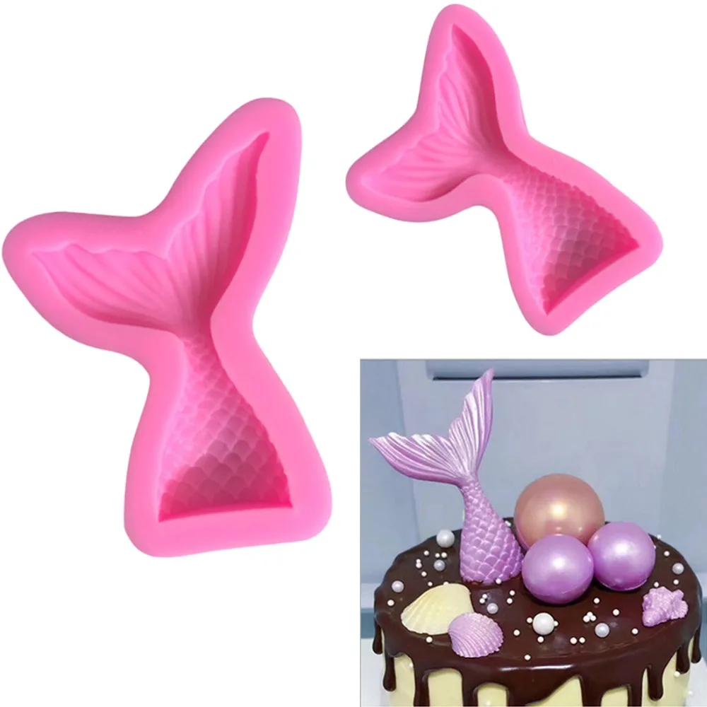 Mermaid Tail Silicone Mold Fondant Cupcake Cake Decorating Baking Tools Handmade Soap Mold Fish Fork Tail
Mermaid Tail Silicone Mold Fondant Cupcake Cake Decorating Baking Tools Handmade Soap Mold Fish Fork Tail