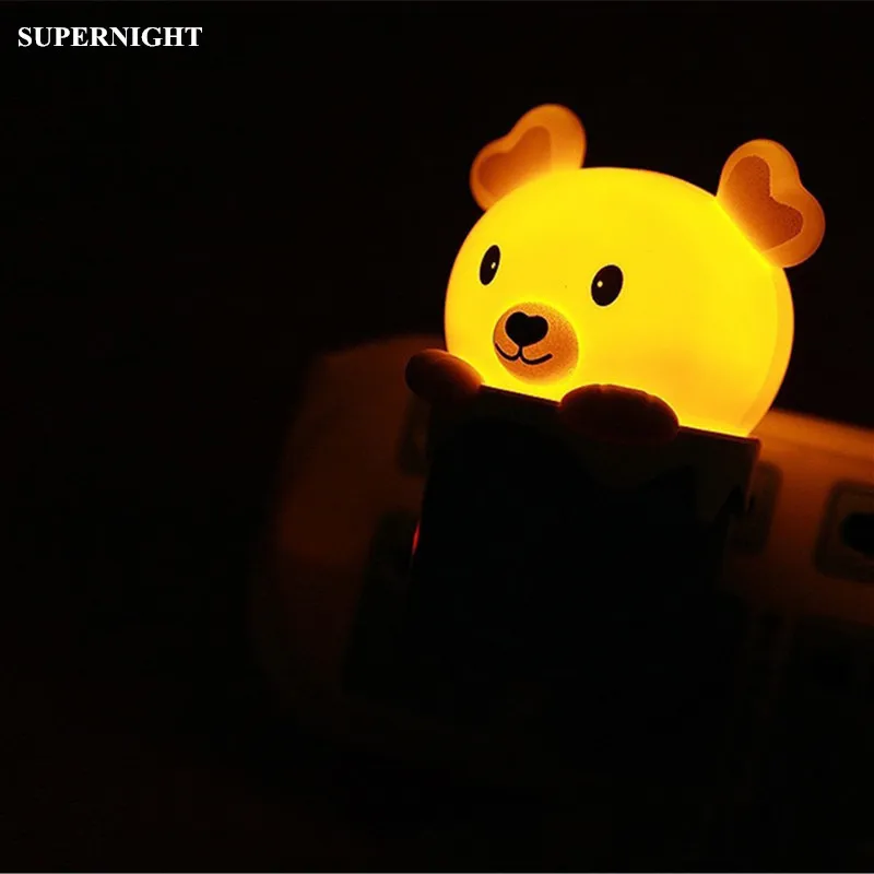 Cartoon Cat Bear LED Night Light Cute Hello Kitty Wall Lamp Light Sensor Control Bedside Lamp for Children Kids Baby US EU Plug
Cartoon Cat Bear LED Night Light Cute Hello Kitty Wall Lamp Light Sensor Control Bedside Lamp for Children Kids Baby US EU Plug