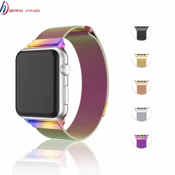 For Apple Watch Band Series 1 2 3 4 Fully Magnetic Closure Clasp Mesh Loop Milanese Stainless Steel 38mm 42mm 40mm 44mm Strap
For Apple Watch Band Series 1 2 3 4 Fully Magnetic Closure Clasp Mesh Loop Milanese Stainless Steel 38mm 42mm 40mm 44mm Strap