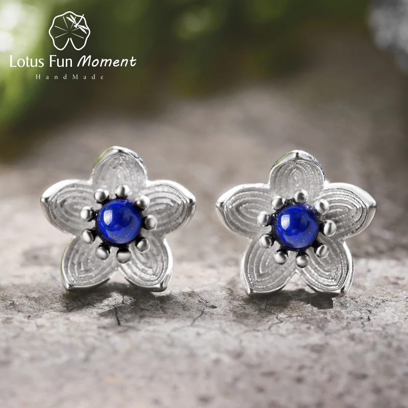 Lotus Fun Moment Real 925 Sterling Silver Vintage Natural Stone Fashion Jewelry Fresh Flower Stud Earrings for Women Brincos
Lotus Fun Moment Real 925 Sterling Silver Vintage Natural Stone Fashion Jewelry Fresh Flower Stud Earrings for Women Brincos