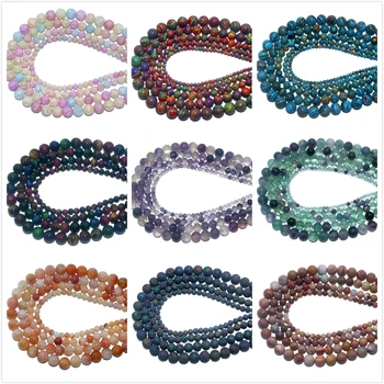 4 6 8 10 MM Natural Stone Agates Crystal Jades Tiger Eye Volcanic rocks Beads For Jewelry Making Diy Necklace Bracelet Material
4 6 8 10 MM Natural Stone Agates Crystal Jades Tiger Eye Volcanic rocks Beads For Jewelry Making Diy Necklace Bracelet Material