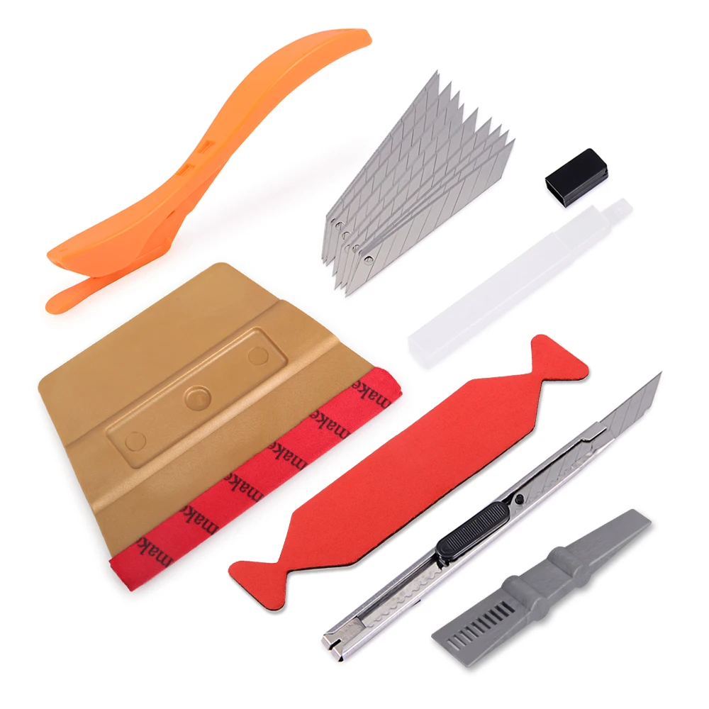 FOSHIO Vinyl Car Wrap Tool Set Magnetic Squeegee Carbon Fiber Wrapping Film Backslitter Cutter Knife Aid Scraper Car Window Tint
FOSHIO Vinyl Car Wrap Tool Set Magnetic Squeegee Carbon Fiber Wrapping Film Backslitter Cutter Knife Aid Scraper Car Window Tint