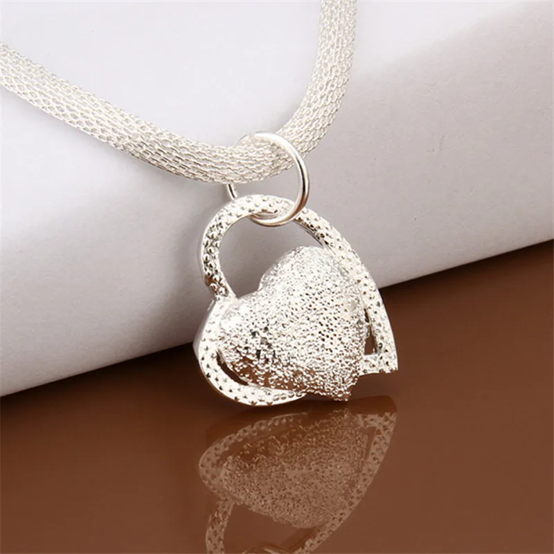 Hot New Fashion Silver Plated Double Heart Pendant Necklace Women Summer Style Sweater Chain Necklace
Hot New Fashion Silver Plated Double Heart Pendant Necklace Women Summer Style Sweater Chain Necklace