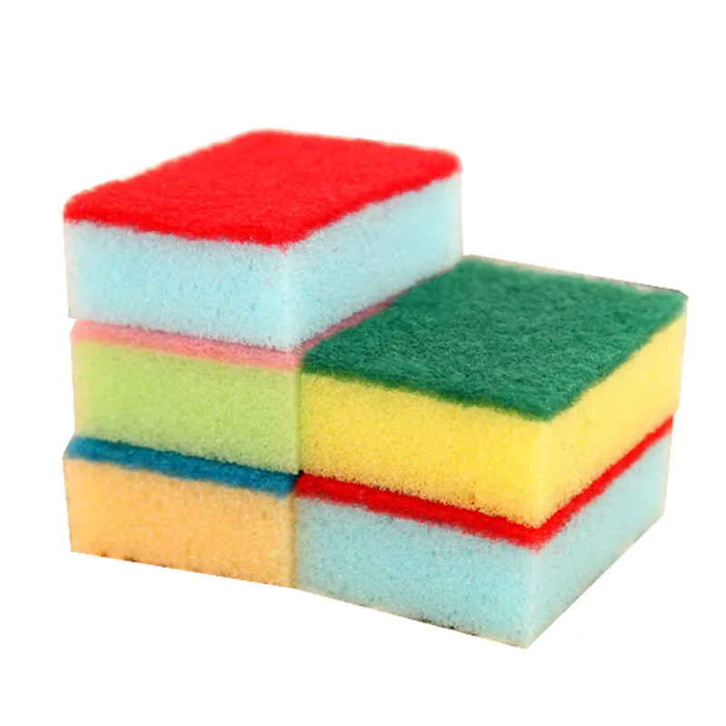 Colorful Cleaning And Decontamination Double Sided Washing Dishes Sponge Kitchen Scrubber Household Cleaning Appliances
Colorful Cleaning And Decontamination Double Sided Washing Dishes Sponge Kitchen Scrubber Household Cleaning Appliances