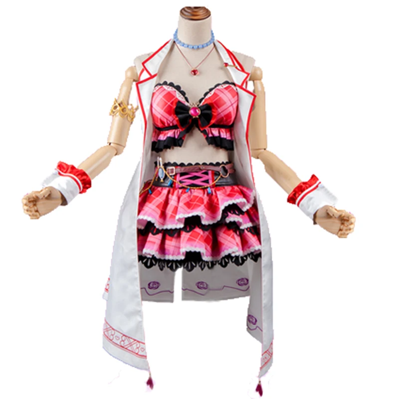 THE IDOLM@STER Ichinose Shiki Lippstulip Gem Perfume Uniforms Cosplay Costume with socks and hair bow
THE IDOLM@STER Ichinose Shiki Lippstulip Gem Perfume Uniforms Cosplay Costume with socks and hair bow
