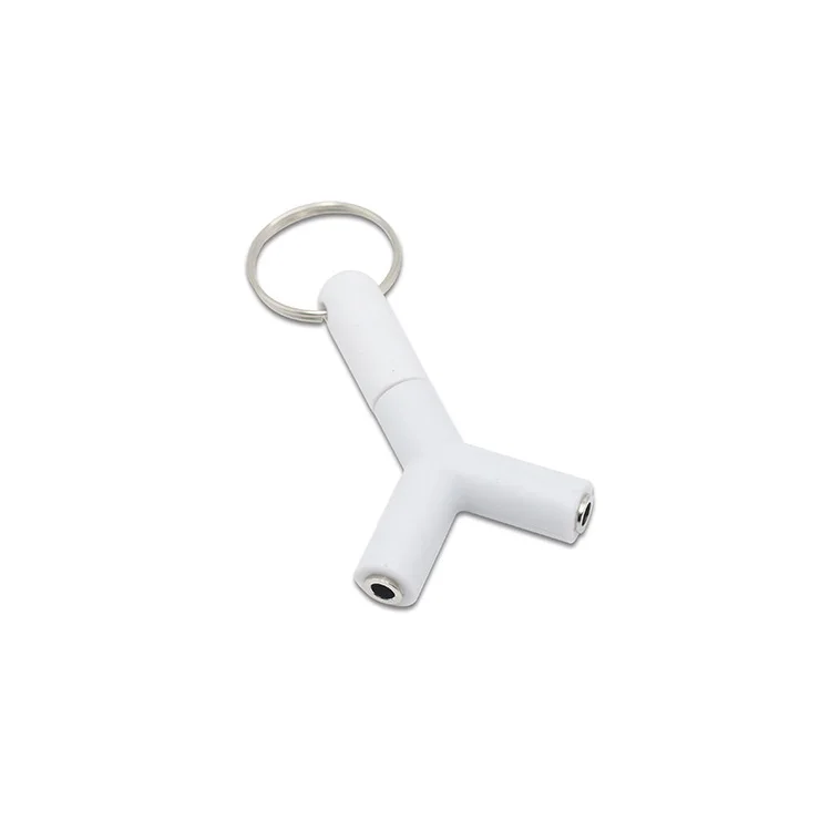 Headphones Splitter Mini Y Shape 3.5mm jack Double Jack Audio Headset Splitter Connector Adapter keyring Earphone Accessories
Headphones Splitter Mini Y Shape 3.5mm jack Double Jack Audio Headset Splitter Connector Adapter keyring Earphone Accessories