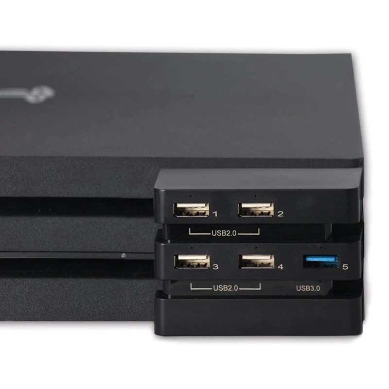 5-Ports USB Hub for Sony PlayStation 4 Pro High Speed Hub Extender Extension USB Ports for PS4 Pro Gaming Console
5-Ports USB Hub for Sony PlayStation 4 Pro High Speed Hub Extender Extension USB Ports for PS4 Pro Gaming Console