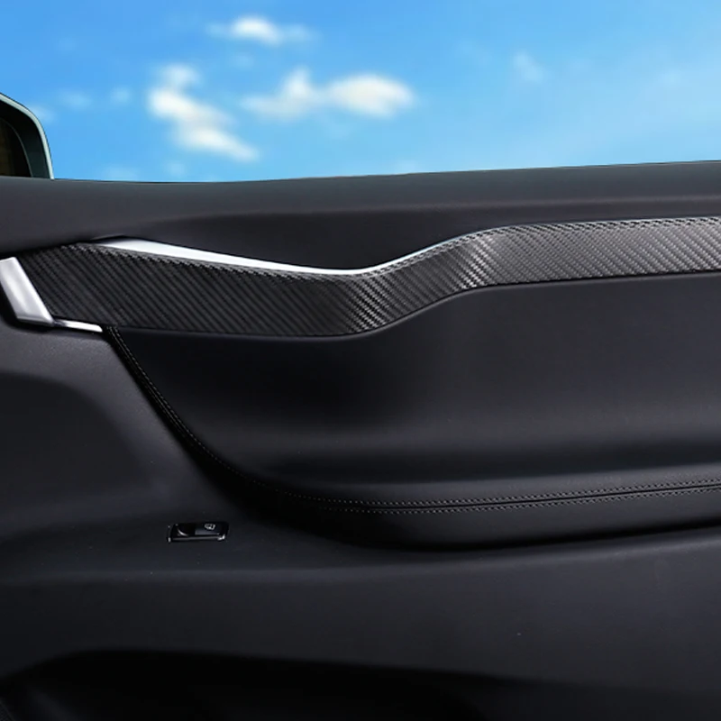 My Good Car True carbon fiber inner armrest trim inner door trim strip for Tesla model X Car accessories
My Good Car True carbon fiber inner armrest trim inner door trim strip for Tesla model X Car accessories