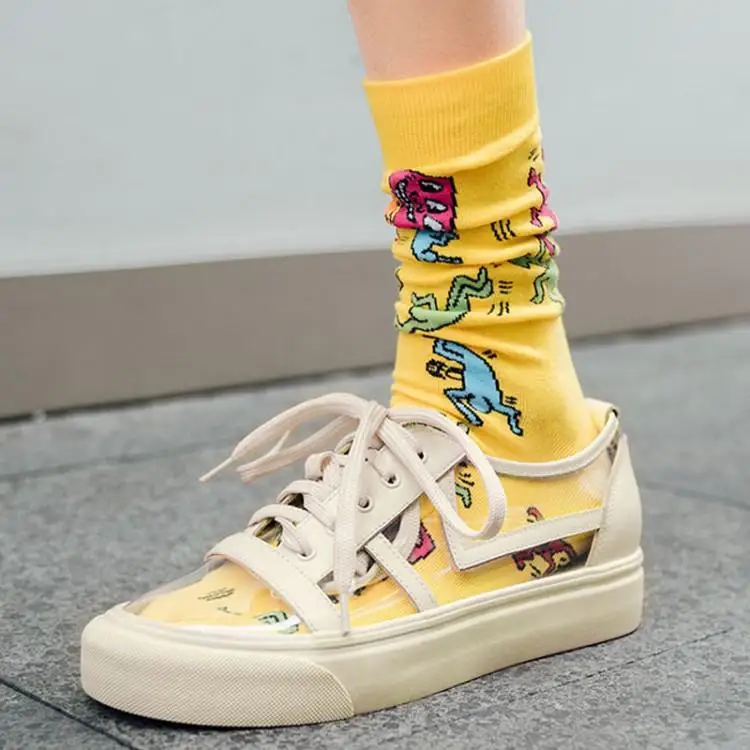 Brand New Designers Flat Shoes Woman Fashion PVC Transparent Upper Girl Sneakers Round Toe Lace Up Female Trainers Shoes Runway
Brand New Designers Flat Shoes Woman Fashion PVC Transparent Upper Girl Sneakers Round Toe Lace Up Female Trainers Shoes Runway