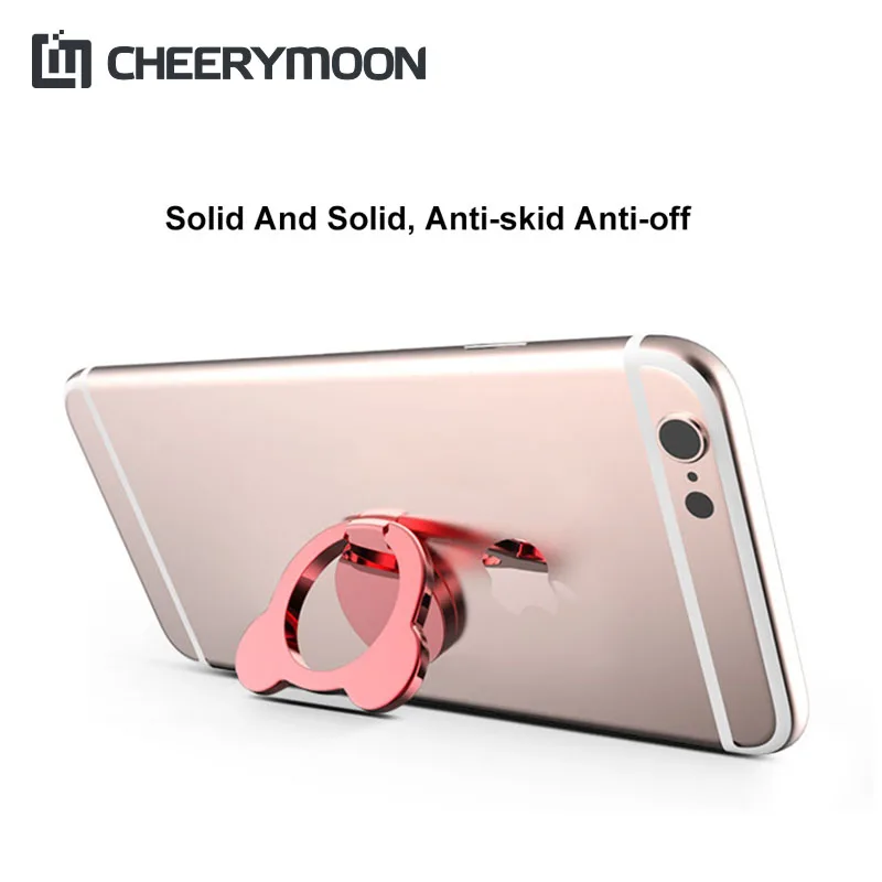 CHEERYMOON Hollow Bear Ring Holder Universal Mobile Phone Stand Metal 360 Degree Finger Grip For iPhone X Samsung Magnetic+Gift
CHEERYMOON Hollow Bear Ring Holder Universal Mobile Phone Stand Metal 360 Degree Finger Grip For iPhone X Samsung Magnetic+Gift