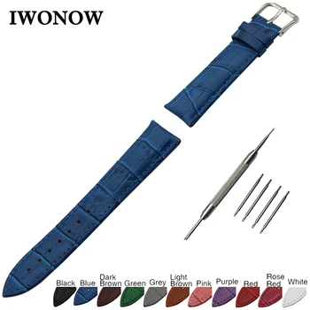 Croco Genuine Leather Watch Band 18mm 19mm 20mm 21mm 22mm 24mm for Armani Stainless Steel Buckle Strap Wrist Belt Bracelet
Croco Genuine Leather Watch Band 18mm 19mm 20mm 21mm 22mm 24mm for Armani Stainless Steel Buckle Strap Wrist Belt Bracelet