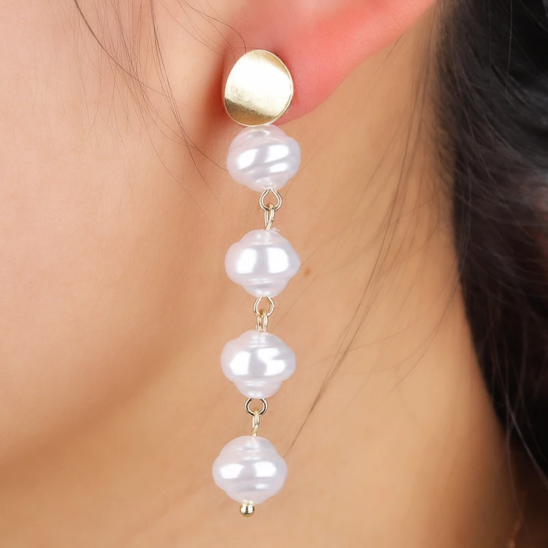 Fashion Pearl Shell Dangle Drop Earrings For Women 2019 Geometric Statement Long Earring Jewelry Wedding Party Elegant Girl Gift
Fashion Pearl Shell Dangle Drop Earrings For Women 2019 Geometric Statement Long Earring Jewelry Wedding Party Elegant Girl Gift