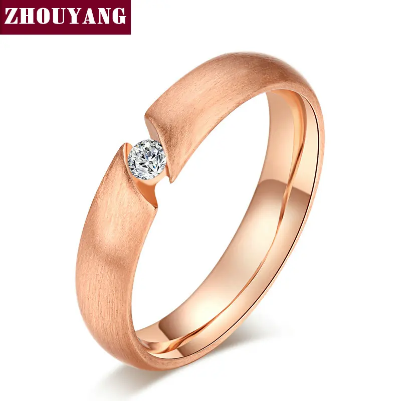 ZHOUYANG Top Quality CZ Wire Drawing Process Rose Gold Color Lover's Ring Austrian Crystal Full Sizes Wholesale ZYR441 ZYR442
ZHOUYANG Top Quality CZ Wire Drawing Process Rose Gold Color Lover's Ring Austrian Crystal Full Sizes Wholesale ZYR441 ZYR442