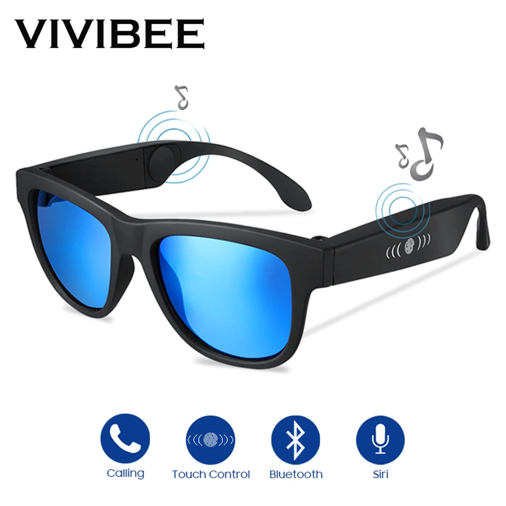 VIVIBEE Bone Conduction Sunglasses Music Zungle 2019 Trending Products Smart Men Women Polarized Audio Sun Glasses
VIVIBEE Bone Conduction Sunglasses Music Zungle 2019 Trending Products Smart Men Women Polarized Audio Sun Glasses
