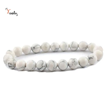 12pcs/lot Meditation bracelet Yoga good luck elastic bracelet gift for him gift for her White Howlite Beaded bracelet
12pcs/lot Meditation bracelet Yoga good luck elastic bracelet gift for him gift for her White Howlite Beaded bracelet