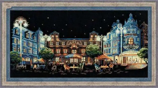 Night Cafe cross stitch package sets aida 18ct 14ct 11ct black cloth people kit embroidery DIY handmade needlework
Night Cafe cross stitch package sets aida 18ct 14ct 11ct black cloth people kit embroidery DIY handmade needlework