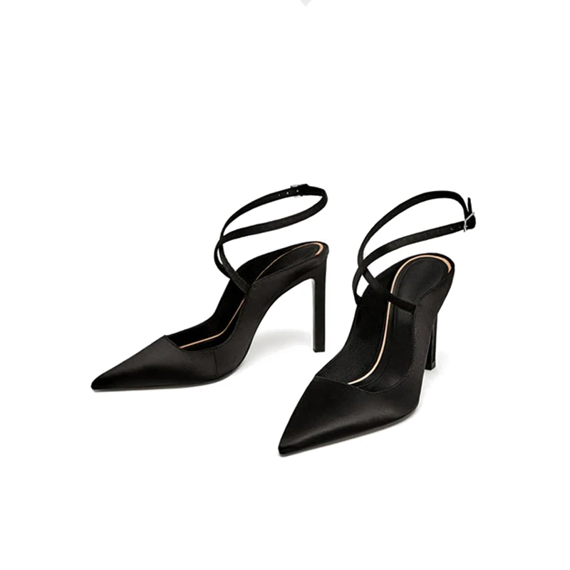 2019 Spring Silk Pumps Women Cross Strap High-Heeled 8cm Pointed Toe Shoes Women Fashion Shoes 2019 Women Shoes
2019 Spring Silk Pumps Women Cross Strap High-Heeled 8cm Pointed Toe Shoes Women Fashion Shoes 2019 Women Shoes