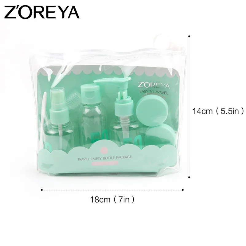 ZOREYA Brand 7pcs /set Transparent Spray Bottle Thick Plastic Environmental Cosmetic Container Face Makeup Tool
ZOREYA Brand 7pcs /set Transparent Spray Bottle Thick Plastic Environmental Cosmetic Container Face Makeup Tool