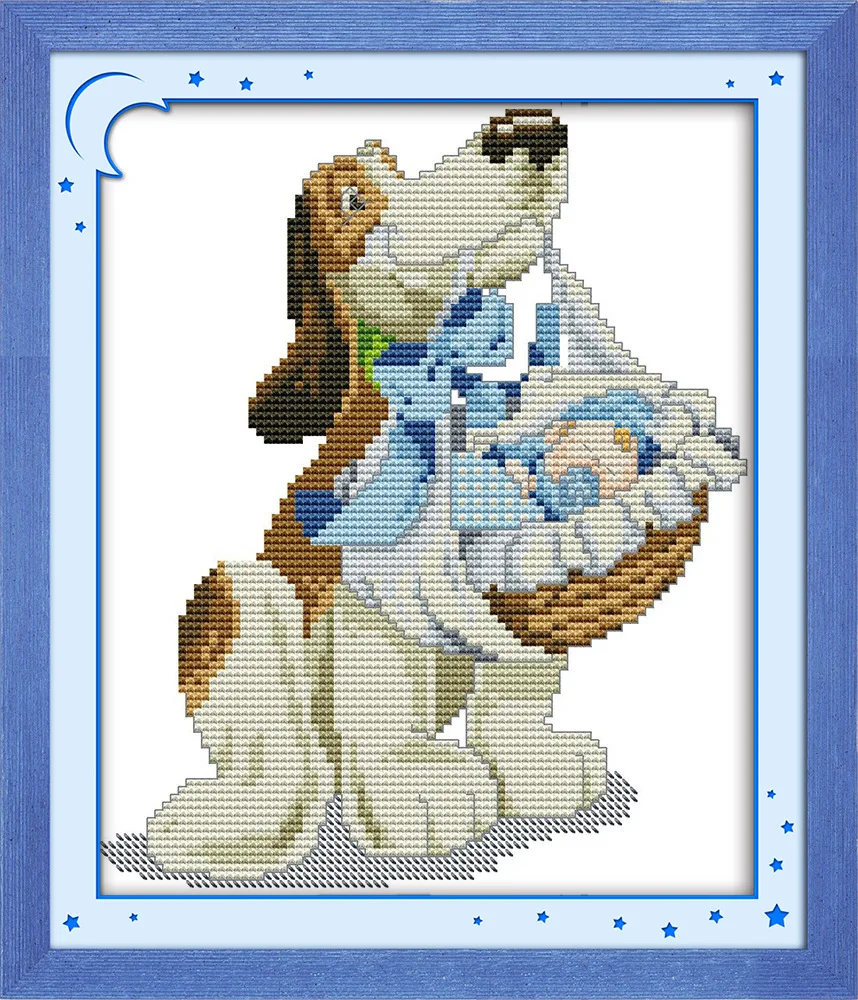 Dog nanny Printed on Canvas DMC Counted Chinese Cross Stitch Kits printed Cross-stitch set Embroidery Needlework
Dog nanny Printed on Canvas DMC Counted Chinese Cross Stitch Kits printed Cross-stitch set Embroidery Needlework