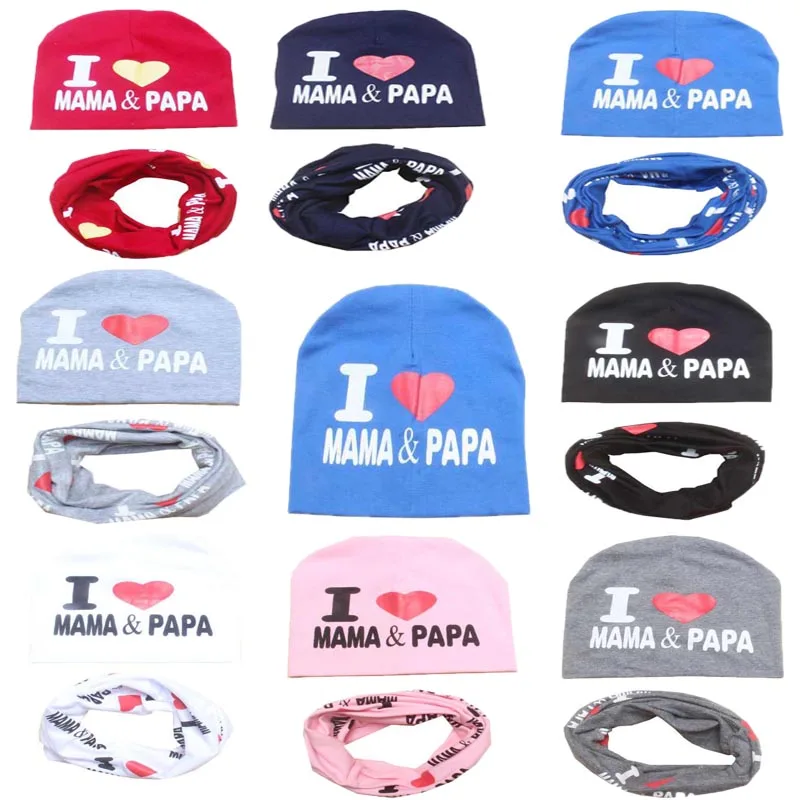 Baby Hat Set I Love Mama Papa Print Cotton Cap Winter Hats Newborn Children Scarf Collar Boys Beanie Kids Cap for Girls
Baby Hat Set I Love Mama Papa Print Cotton Cap Winter Hats Newborn Children Scarf Collar Boys Beanie Kids Cap for Girls