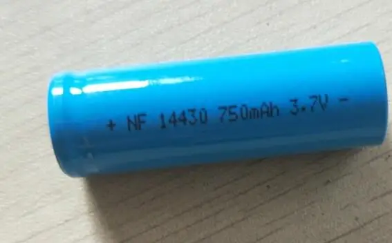 Бесплатная доставка 4 шт./лот 14430 3 7 в 750 мАч 4/5aa цилиндрическая литий-ионная