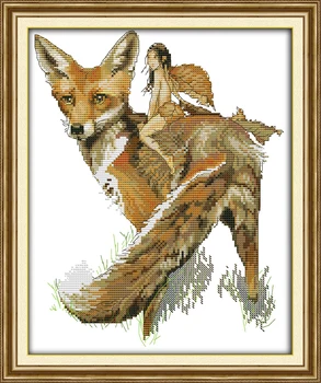 The fox and elfin Counted Cross Stitch 11CT 14CT Cross Stitch Set Cross-stitch Kit Embroidery Needlework fairy nimue
The fox and elfin Counted Cross Stitch 11CT 14CT Cross Stitch Set Cross-stitch Kit Embroidery Needlework fairy nimue