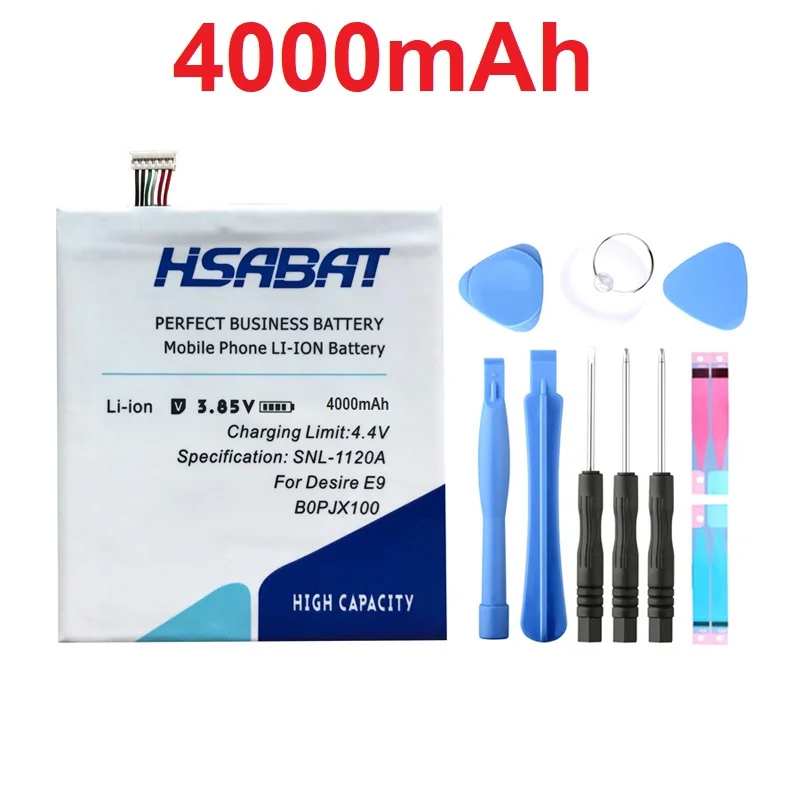 HSABAT 100% New 4550mAh B0PJX100 BOPJX100 Battery For HTC DESIRE 830 D830U D830X D828W E9 E9+ Batteries
HSABAT 100% New 4550mAh B0PJX100 BOPJX100 Battery For HTC DESIRE 830 D830U D830X D828W E9 E9+ Batteries