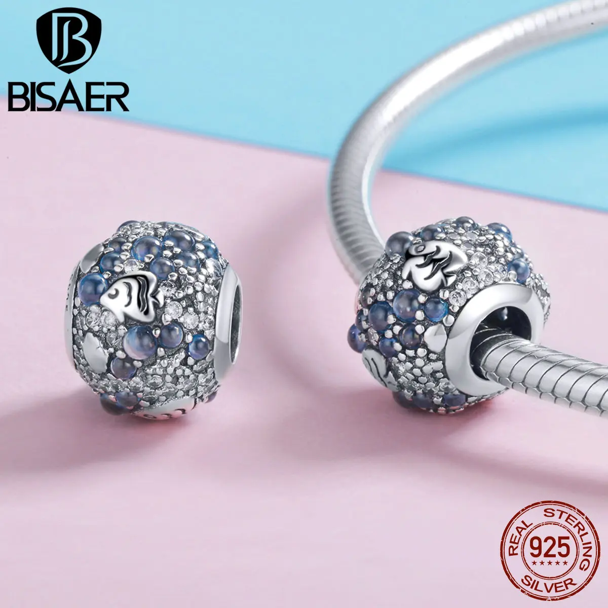 BISAER Metal Beads 925 Sterling Silver Underwater World Tropical Fish Crystal Charms for Charm Bracelet Jewelry Making GXC932
BISAER Metal Beads 925 Sterling Silver Underwater World Tropical Fish Crystal Charms for Charm Bracelet Jewelry Making GXC932