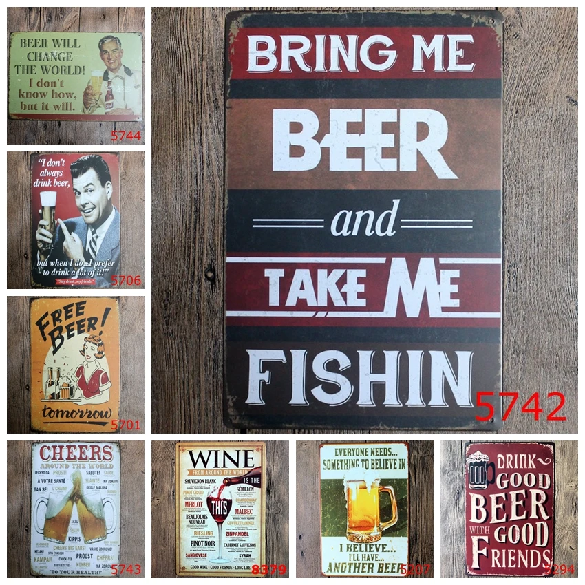 Drink Good Beer With Friends Wall Stickers Cheers Wine Metal Tin Signs For Bar Pub Club Disco Vintage Retro Art Poster YN009
Drink Good Beer With Friends Wall Stickers Cheers Wine Metal Tin Signs For Bar Pub Club Disco Vintage Retro Art Poster YN009
