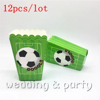 12Pcs/lot Football Theme Popcorn box Gift Box Children's Birthday Party Supplies Baby Kids Discount School Pack
12Pcs/lot Football Theme Popcorn box Gift Box Children's Birthday Party Supplies Baby Kids Discount School Pack