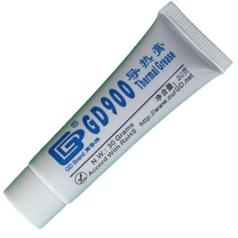 2019 30g GD900 Thermal Conductive Grease Paste Silicone Plaster Heat Sink Compound High Performance Gray For CPU
2019 30g GD900 Thermal Conductive Grease Paste Silicone Plaster Heat Sink Compound High Performance Gray For CPU