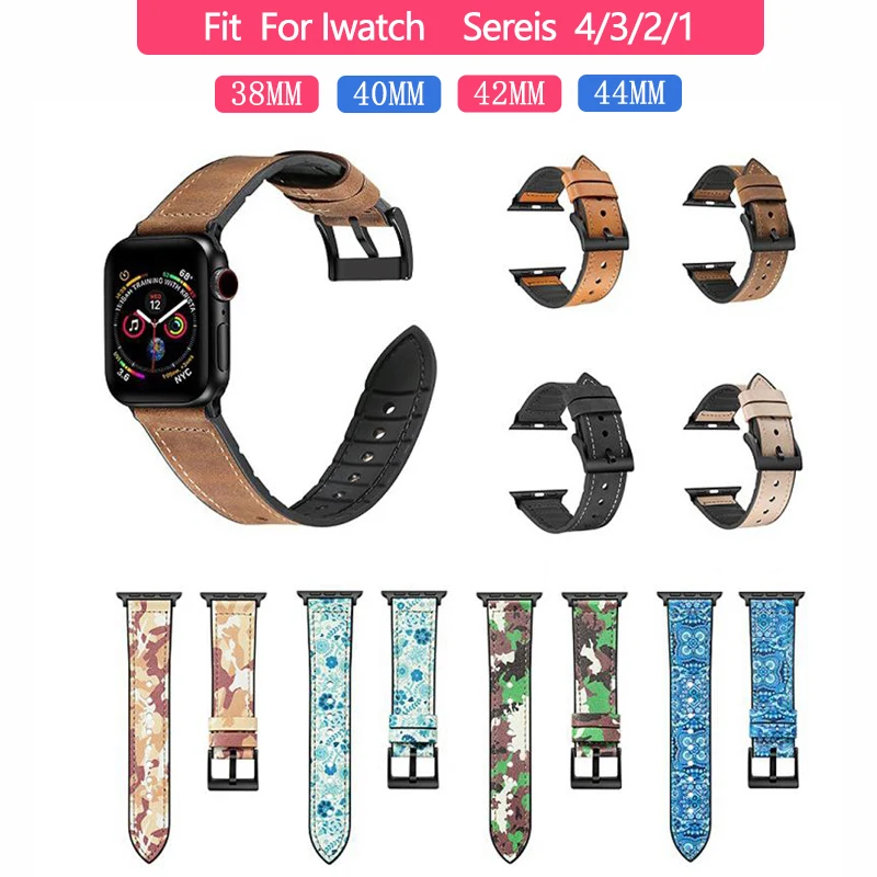 Mdnen Leather Watch Band for Apple Watch IWatch Series 1 2 3 4 Band 42mm/44mm Wrist Bracelet Watch Strap for Apple Watch 4 Band
Mdnen Leather Watch Band for Apple Watch IWatch Series 1 2 3 4 Band 42mm/44mm Wrist Bracelet Watch Strap for Apple Watch 4 Band