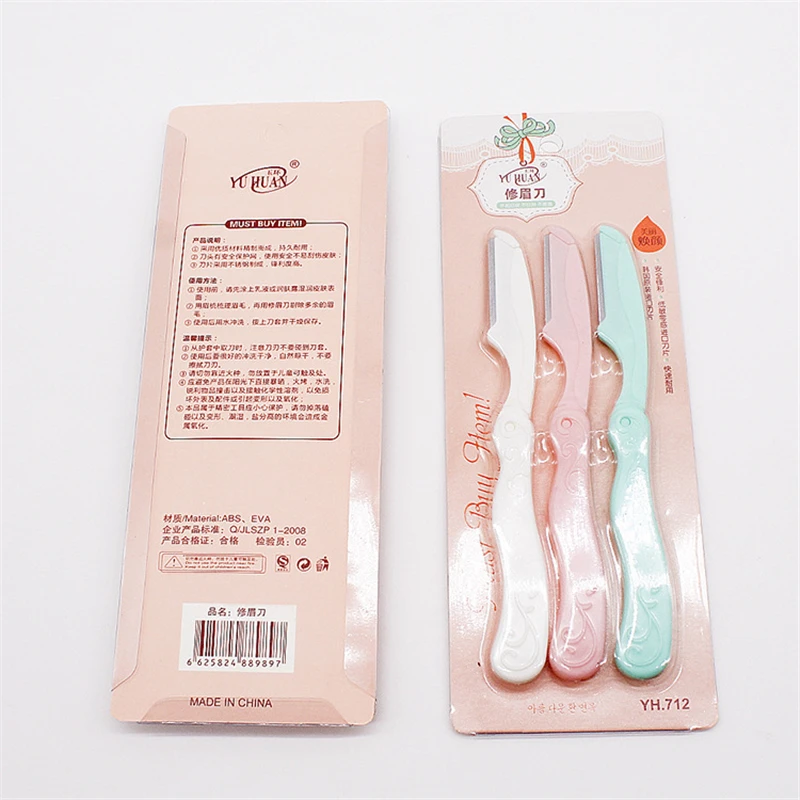 3 pcs/set Top Quality Eyebrow Trimmer Set Mini Eyebrow Shaping Knife Facial Safety Razor Hair Shaver Women Beauty Makeup Tool
3 pcs/set Top Quality Eyebrow Trimmer Set Mini Eyebrow Shaping Knife Facial Safety Razor Hair Shaver Women Beauty Makeup Tool