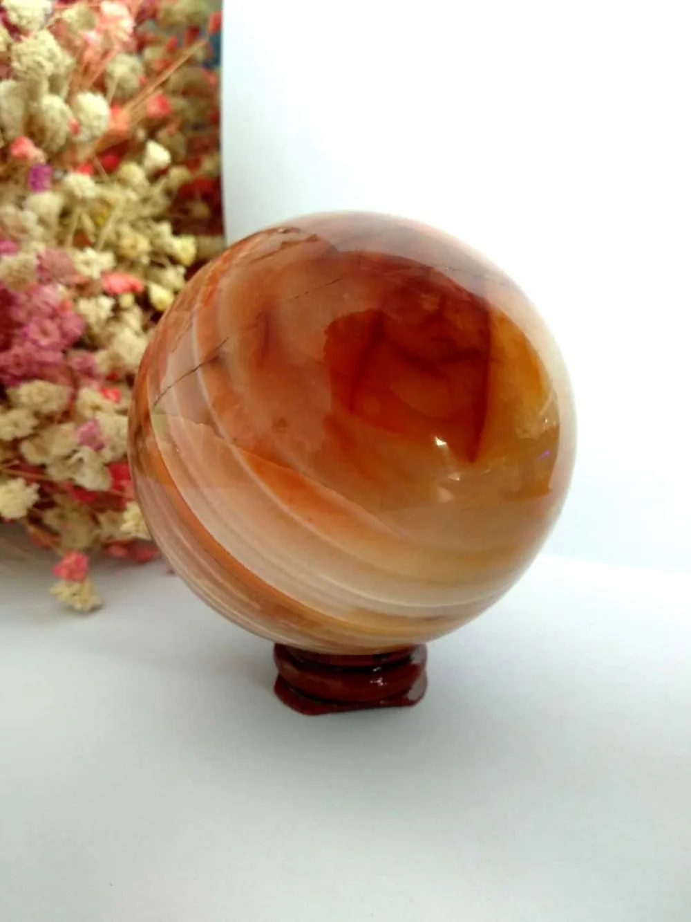 Great! Red Carnelian Geode Crystal Quartz Agate Polished Specimen Sphere Ball Healing Natural stones and minerals
Great! Red Carnelian Geode Crystal Quartz Agate Polished Specimen Sphere Ball Healing Natural stones and minerals