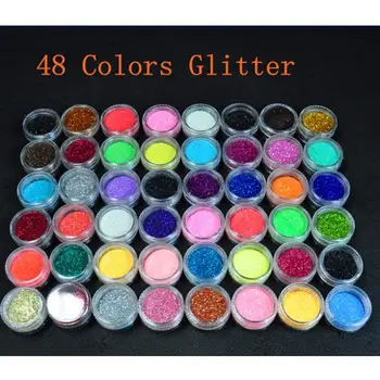 Biutee Nail Art Beauty & Sticker Flase Tips Design 48 Colors Glitter Powder Dust Set For Nail Art
Biutee Nail Art Beauty & Sticker Flase Tips Design 48 Colors Glitter Powder Dust Set For Nail Art