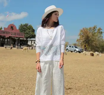 2020 New Cotton Linen Soft Wide Leg Women Pants Elastic Waist Ankle-Length Solid Color Summer Loose Trouser
2020 New Cotton Linen Soft Wide Leg Women Pants Elastic Waist Ankle-Length Solid Color Summer Loose Trouser