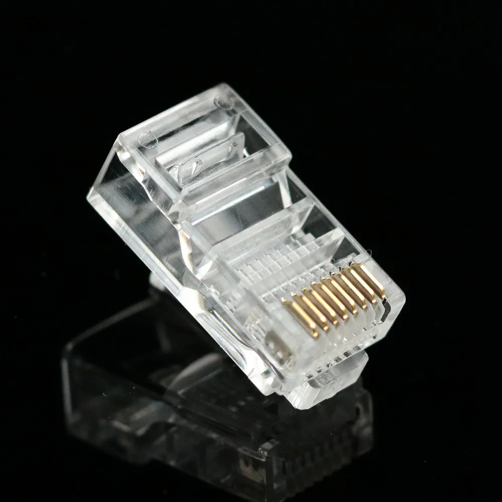 Cat5E RJ45 8P8C EZ RJ45 Connector Cat6 RJ 45 Ethernet Cable Plug Cat 6 Network Network Cable Connector Crystal Head Through Hole
Cat5E RJ45 8P8C EZ RJ45 Connector Cat6 RJ 45 Ethernet Cable Plug Cat 6 Network Network Cable Connector Crystal Head Through Hole
