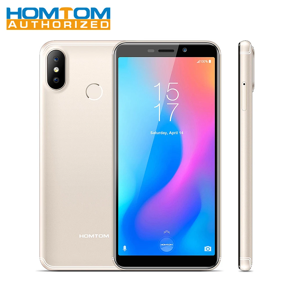 

HOMTOM C2 4G Smartphone 5.5" Android 8.1 MTK6739 Quad Core 2GB RAM 16GB ROM Fingerprint Face Beauty Triple Cameras Mobile Phone