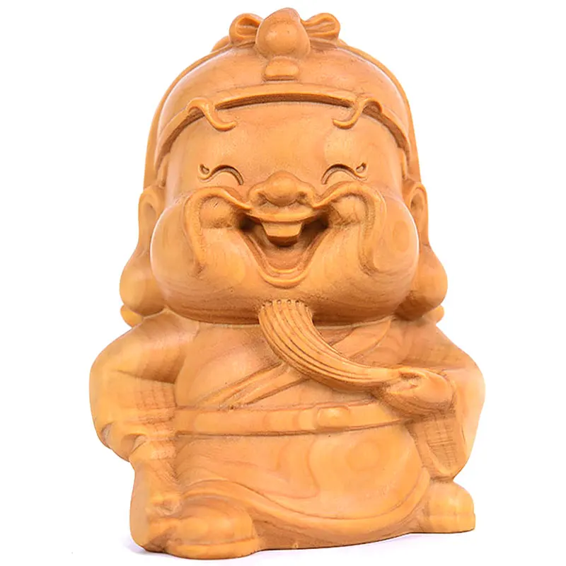 Distinctive Guan Yu/Gong Wealth God Representation: Handcrafted Wood Dynasty Small Buddha Statue - Exquisite Craftsmanship
Distinctive Guan Yu/Gong Wealth God Representation: Handcrafted Wood Dynasty Small Buddha Statue - Exquisite Craftsmanship