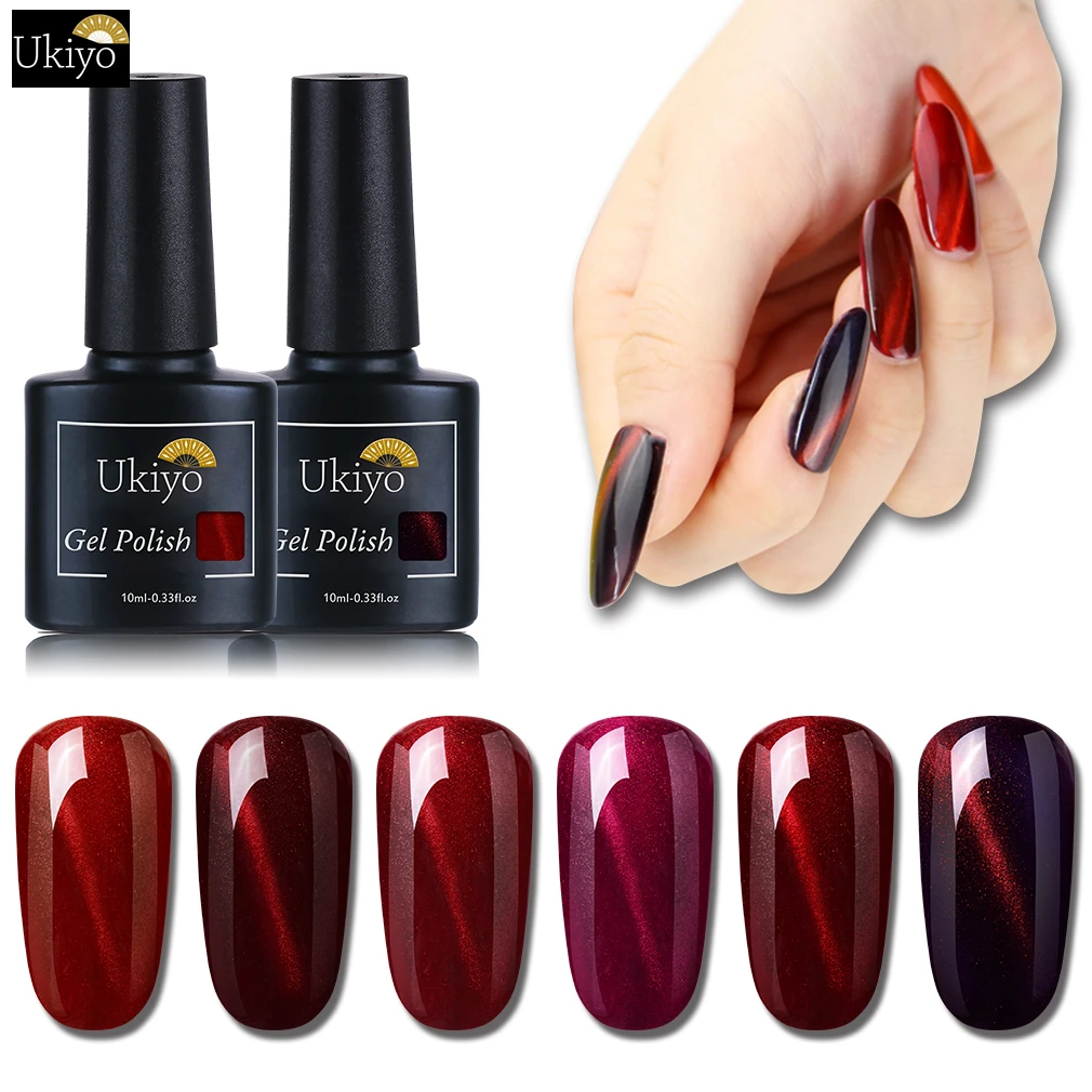 Ukiyo 10ml Wine Red Cat Eye UV Gel Nail Polish Gel Varnish Soak Off Long Lasting Nail Gel Lacquer Magnetic Nail Art Gelpolish
Ukiyo 10ml Wine Red Cat Eye UV Gel Nail Polish Gel Varnish Soak Off Long Lasting Nail Gel Lacquer Magnetic Nail Art Gelpolish