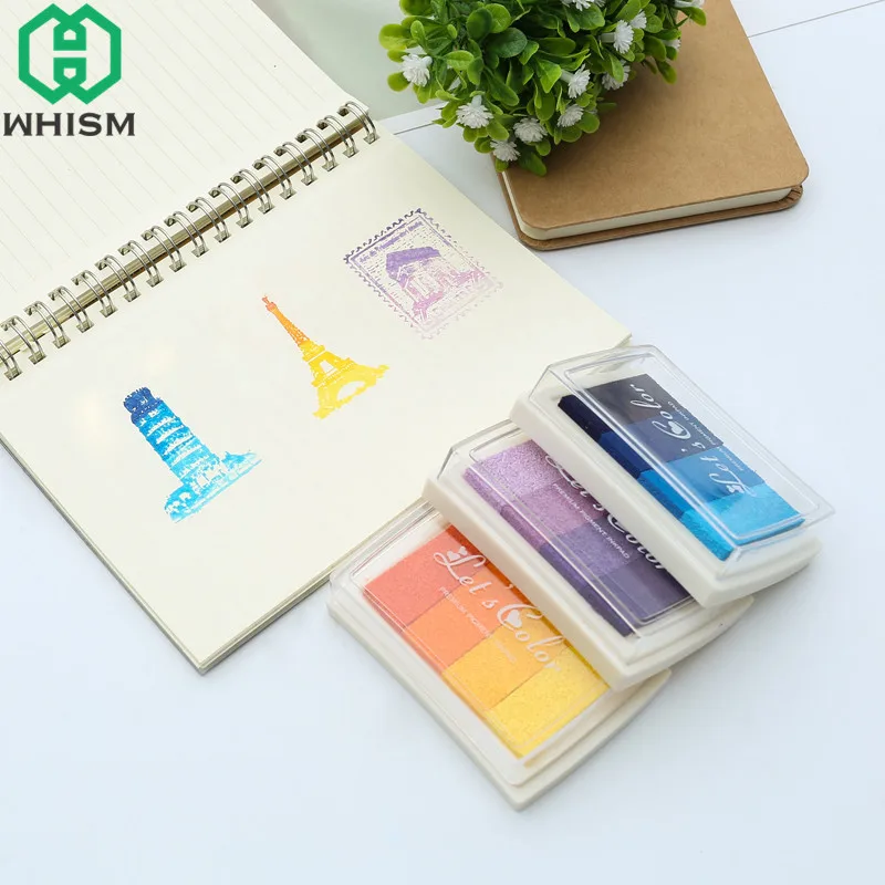 DIY Gradient Color Ink Pads Children Fingerprint Stencils Finger Painting Stamp Rubber Stamps Inkpads Stamps for Scrapbooking
DIY Gradient Color Ink Pads Children Fingerprint Stencils Finger Painting Stamp Rubber Stamps Inkpads Stamps for Scrapbooking