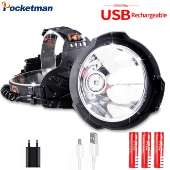 8000 Lumens Super Bright LED headlamp Headlight USB Rechargeable LED Hardhat Light,Hard Hat Head Lamp Powerful use 18650
8000 Lumens Super Bright LED headlamp Headlight USB Rechargeable LED Hardhat Light,Hard Hat Head Lamp Powerful use 18650