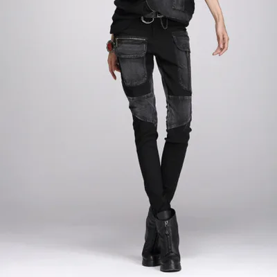 2018 Spring And Autumn Punk New Personality Multi-zipper Jeans Casual Slim Long Pants Slim Casual Harem Pants
2018 Spring And Autumn Punk New Personality Multi-zipper Jeans Casual Slim Long Pants Slim Casual Harem Pants