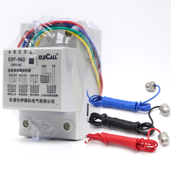 DF96D AC220V 5A Din Rail Mount Float Switch Auto Water Level Controller with 3 Probes
DF96D AC220V 5A Din Rail Mount Float Switch Auto Water Level Controller with 3 Probes