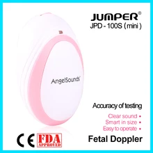 5 pcs/lot Rose Vert Jumper Pocket Doppler Fœtal Bébé Moniteur de Santé Des Ménages CE Approuvé PAR LA FDA 3 m Sonde Casque JPD-100S (mini)(China)