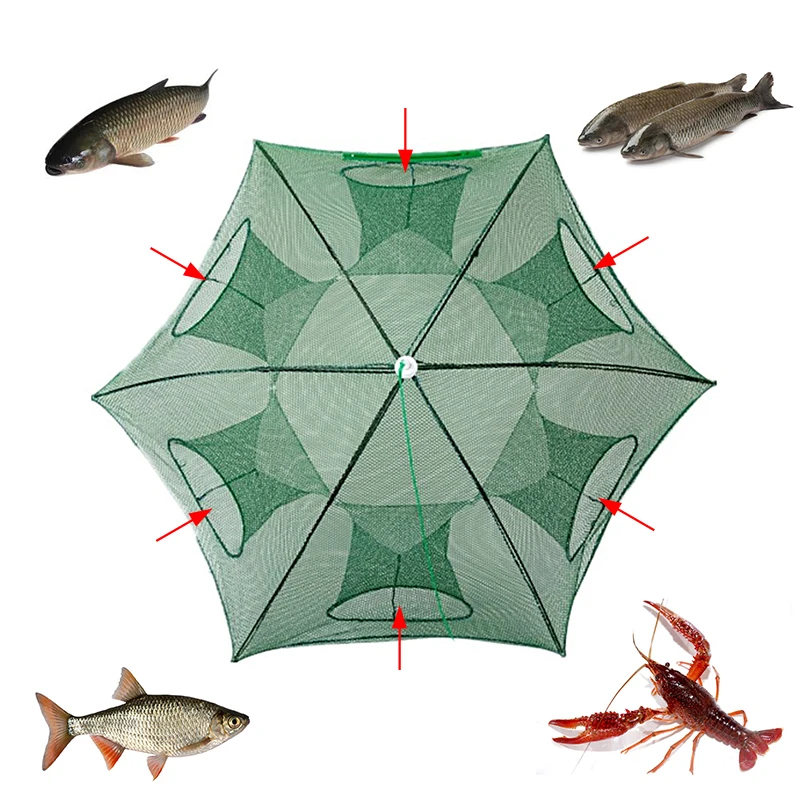 JOSHNESE Nylon 80 cm 6 Gat Opvouwbare Visnet Trap Cast Dip Kooi Vis Minnow Crawdad Garnalen
JOSHNESE Nylon 80 cm 6 Gat Opvouwbare Visnet Trap Cast Dip Kooi Vis Minnow Crawdad Garnalen