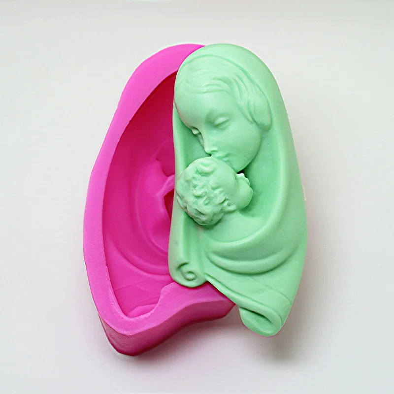 Mother loves baby handmade silicone Mold for handmade soap making Resin Craft Mold
Mother loves baby handmade silicone Mold for handmade soap making Resin Craft Mold